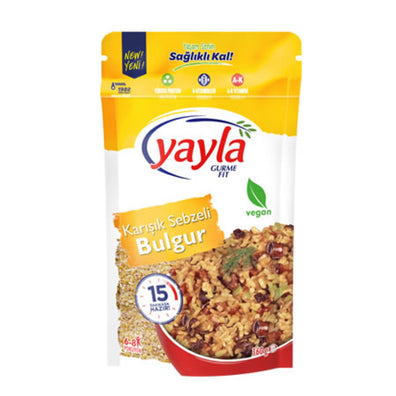 Yayla Gurme Fit Mixed Vegetable Bulgur 360 G